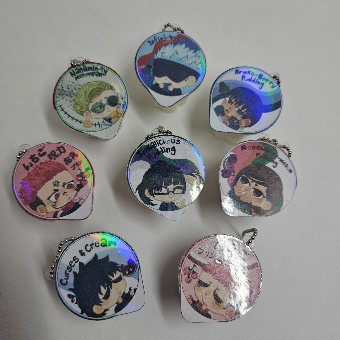 In Stock: Jujutsu Kaisen Gacha Pon random type or pick your character