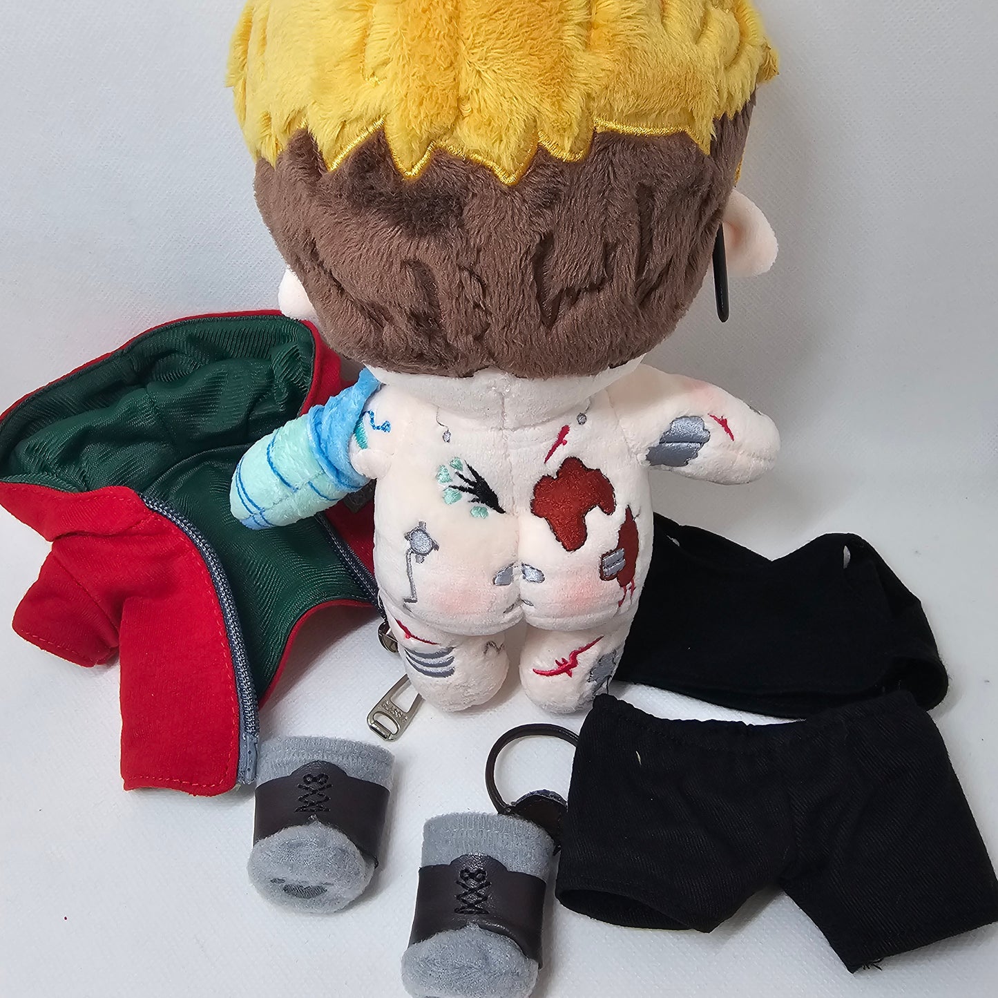 In Stock: 20cm plush cosplay change doll vash the stampede Trigun trimax
