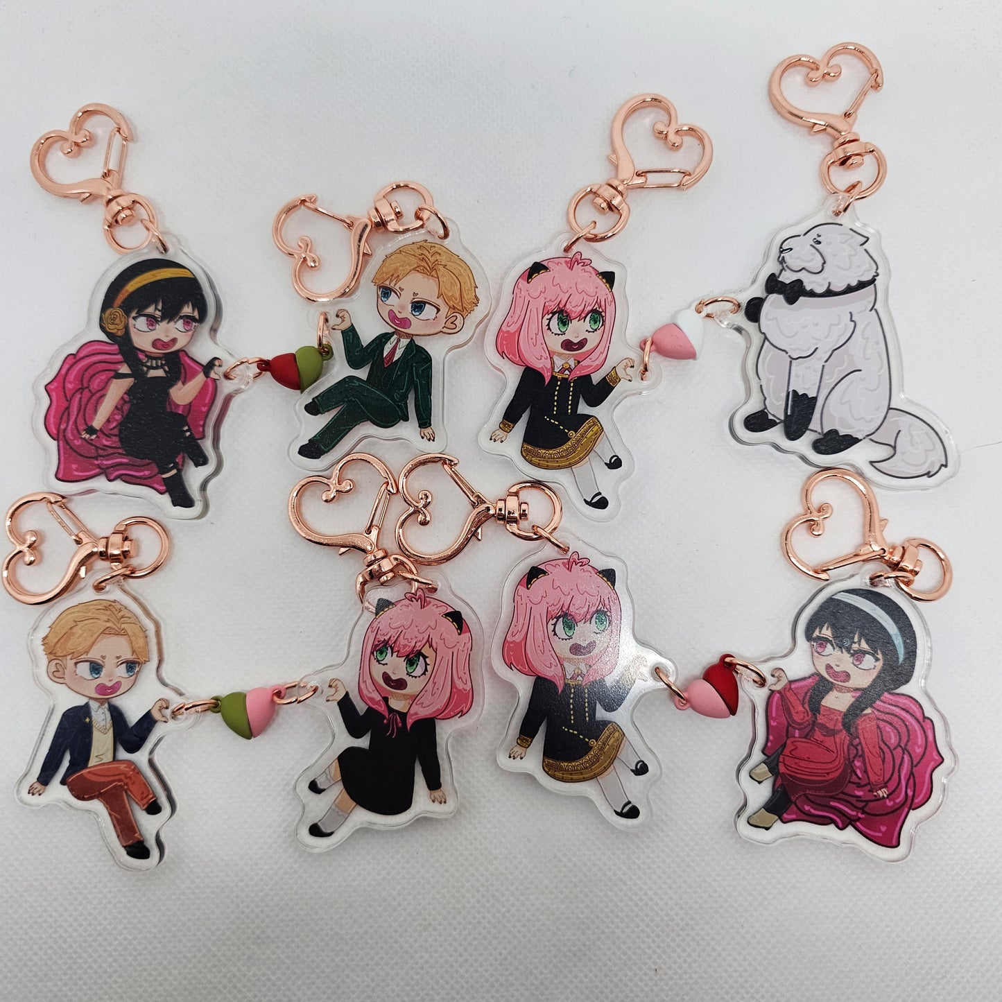 Spy x Family Heart Magnet Charms