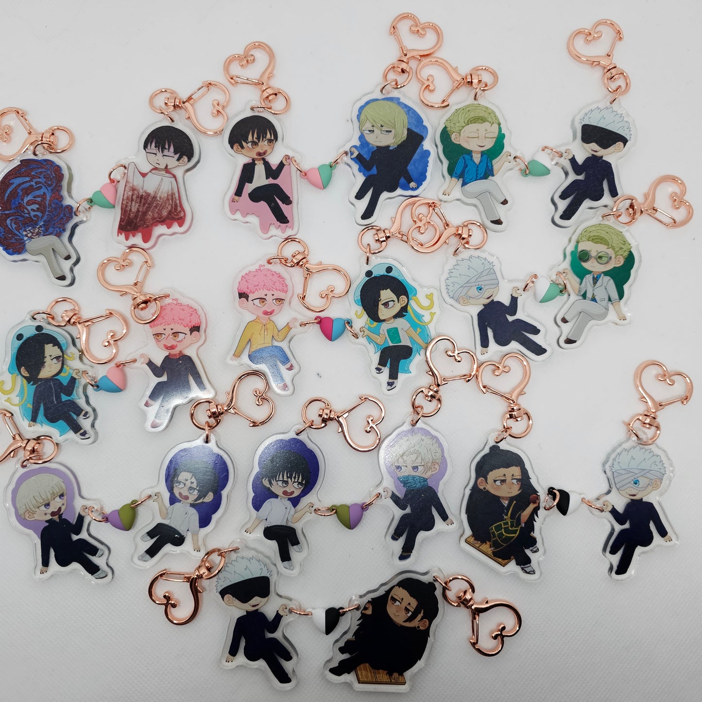 VOL 2 Jujutsu Kaisen Heart Magnet Keychain