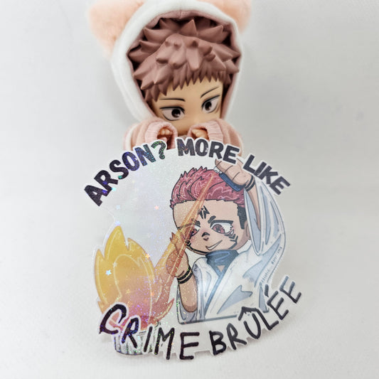 Sukuna Crime Brulee sticker
