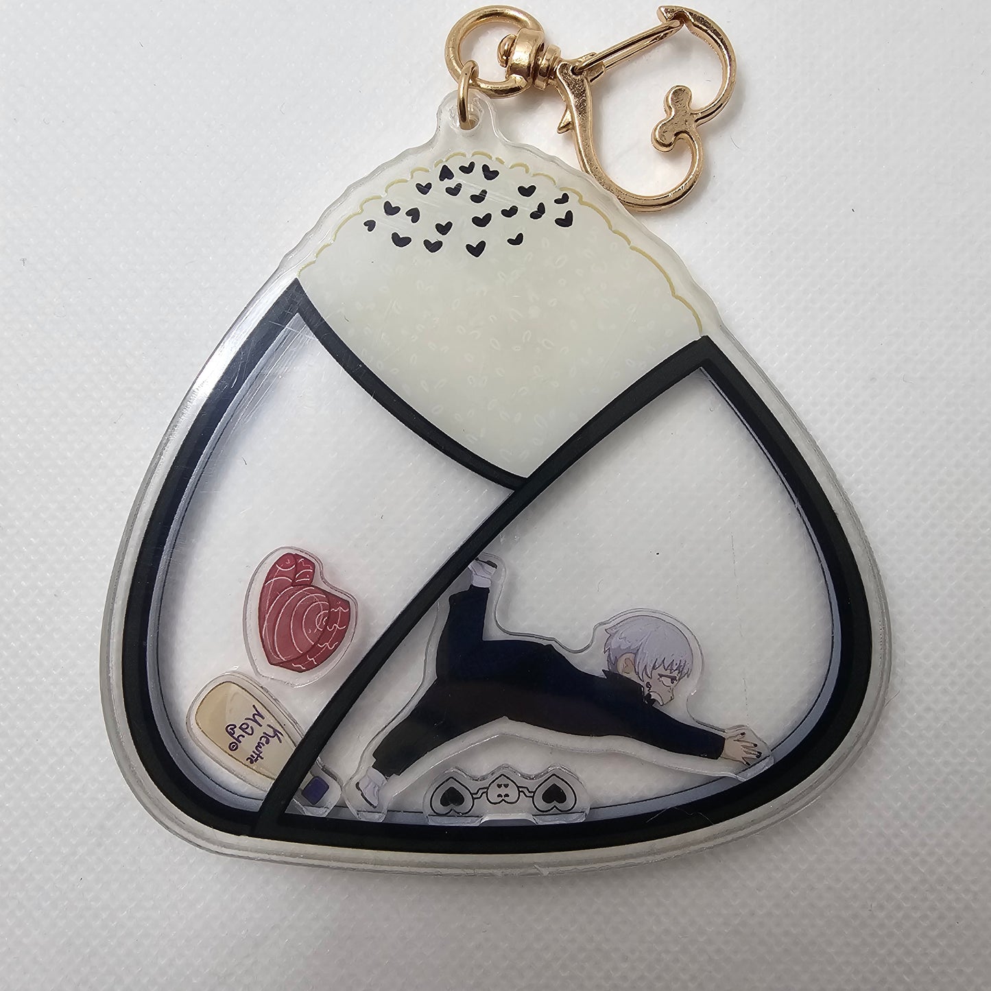 In Stock: Inumaki Yuta Keychain phone strap anime Manga Sushi Onigiri Shaker charm