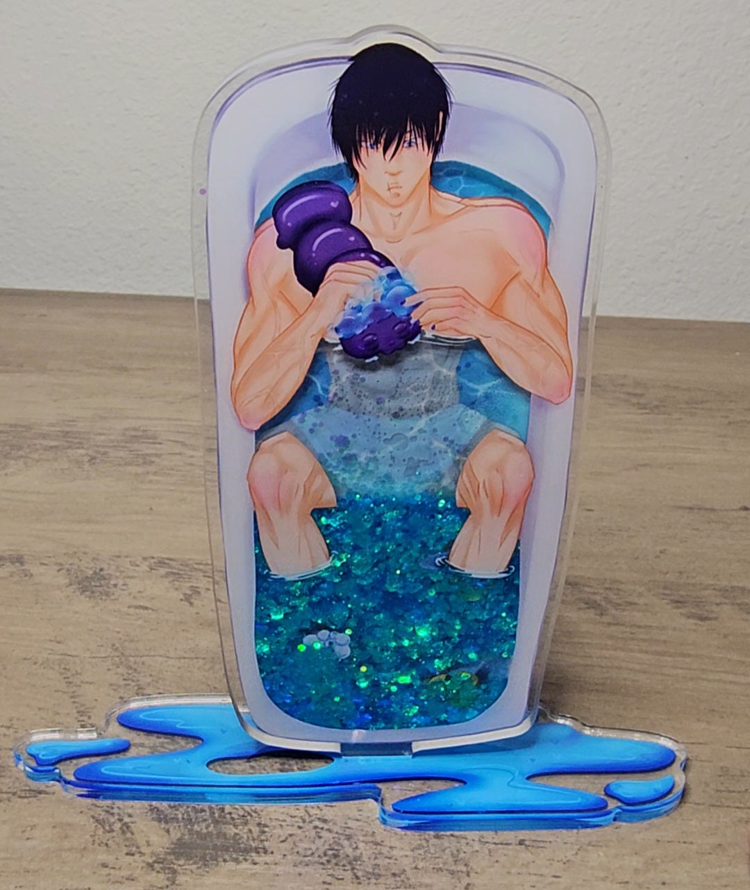 Bath Acrylic "Quicksand" Glitter Shaker Standees
