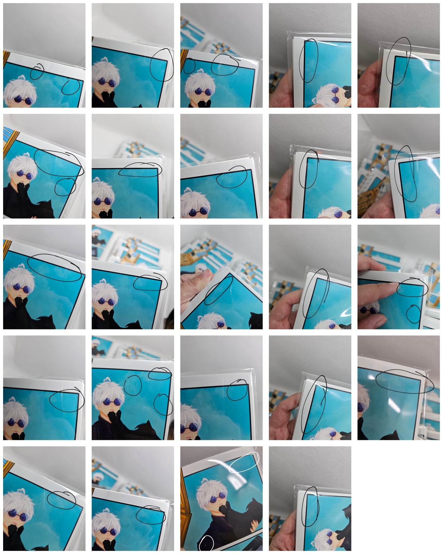 JJK reusable sticker book