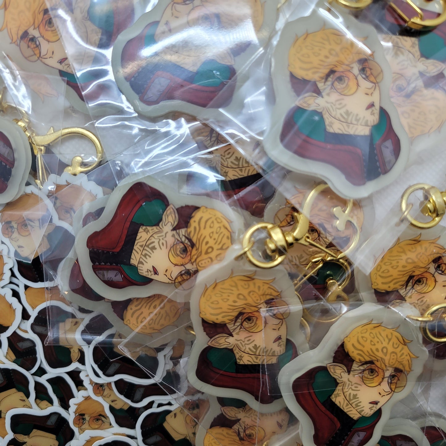 Glow in the Dark Vash the stampede Keychain