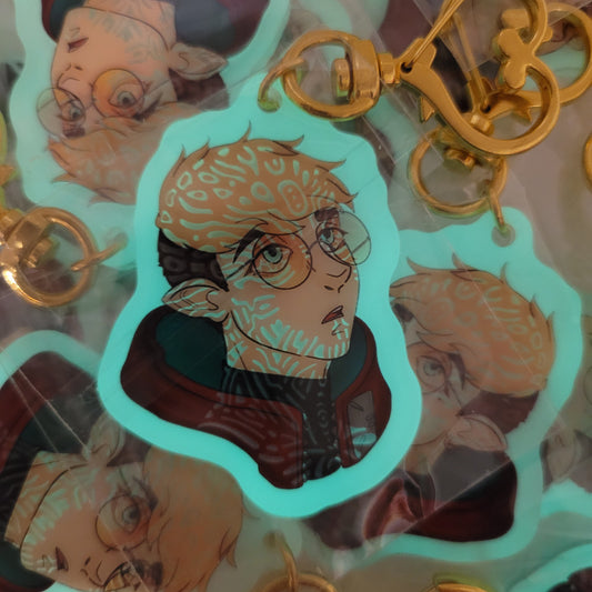 Glow in the Dark Vash the stampede Keychain